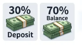 Order Confirm & Pay Deposit