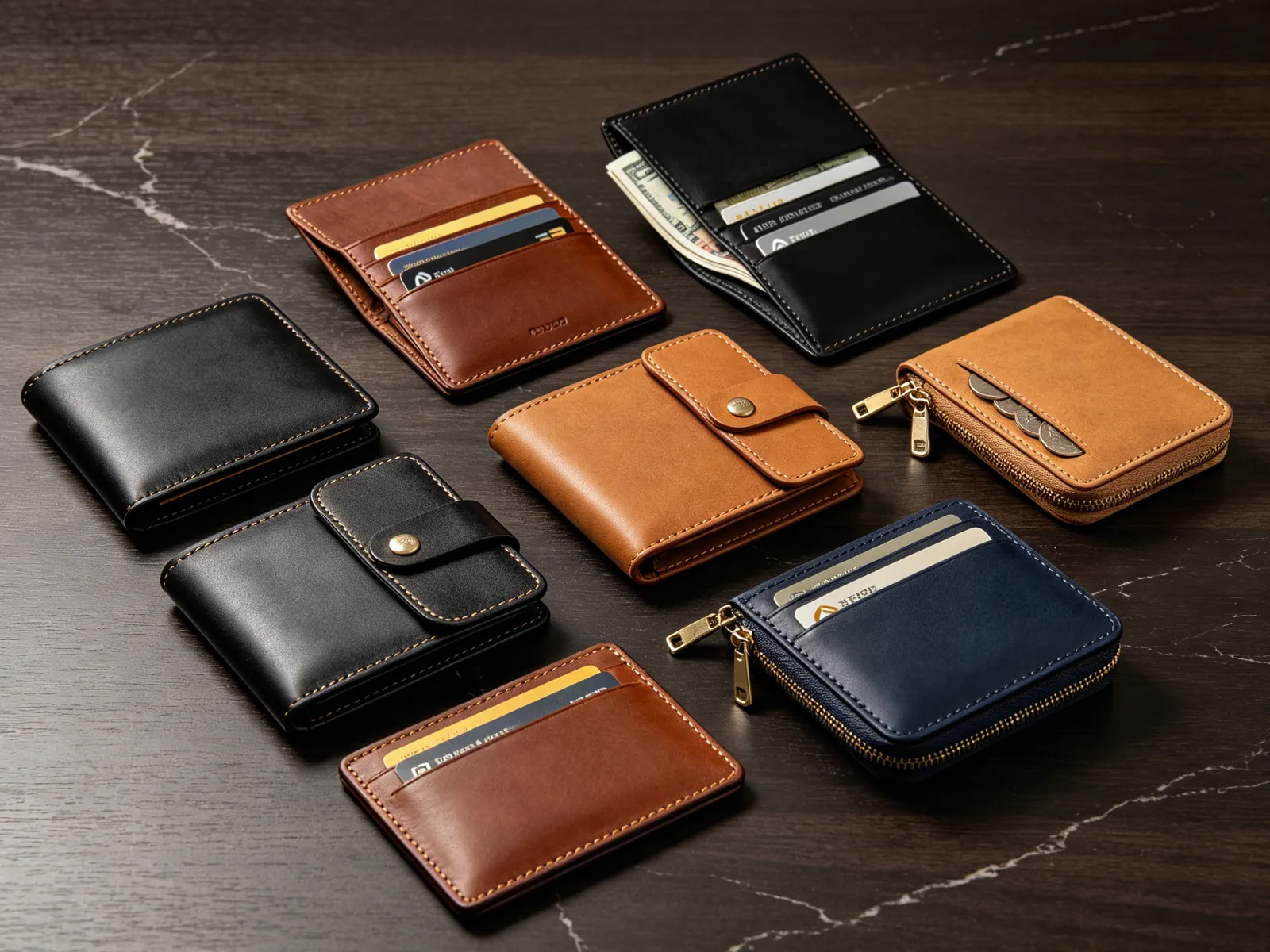 Custom wallet manufacturer small leather goods 500 MOQ