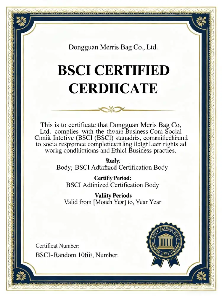BSCI Audited Factory - Social Compliance for Global Exports