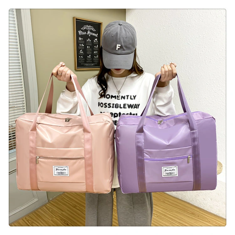 Black city travel bag with structured design