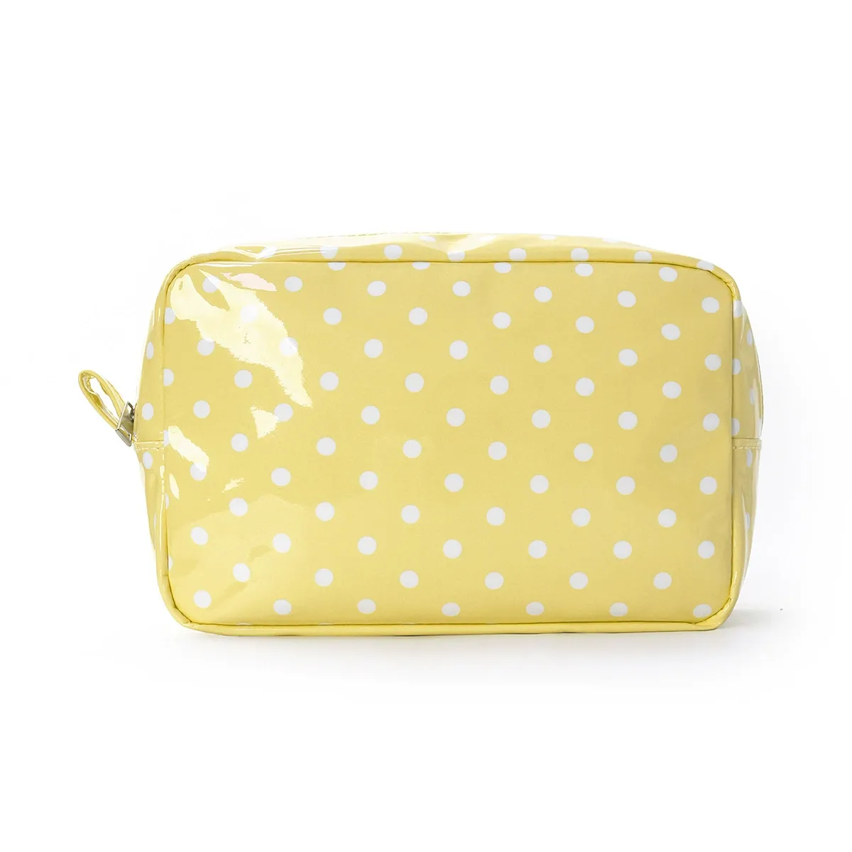 Custom Colorblock Polka Dot Water-Resistant Cosmetic Bag view 4
