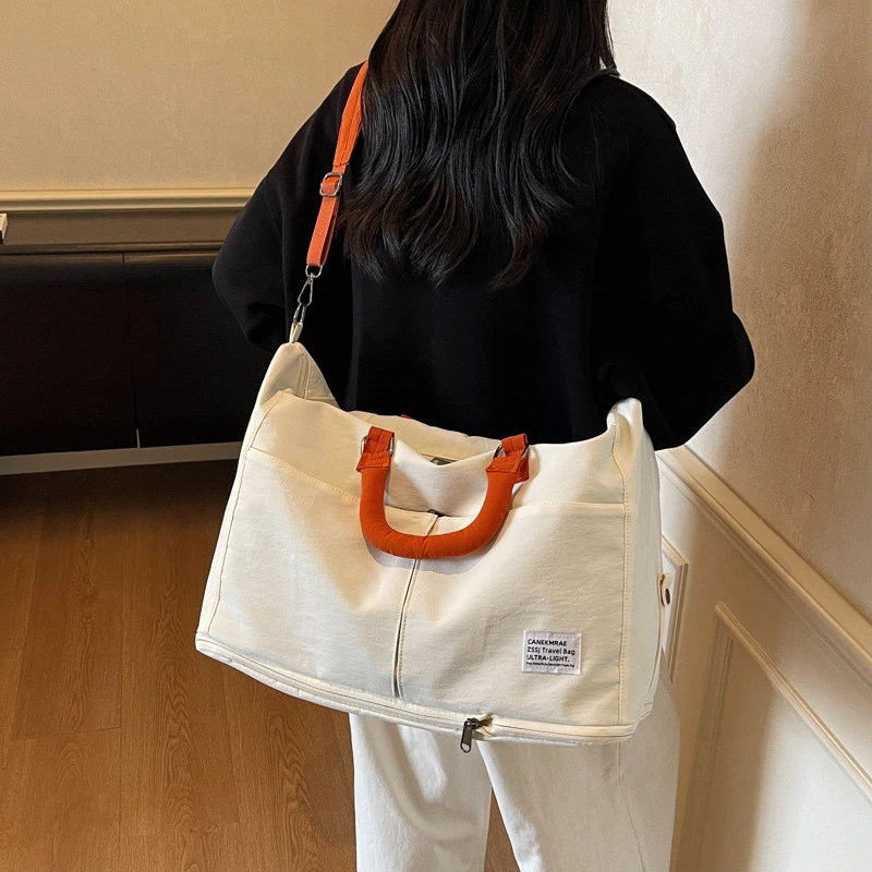 Oxford duffel bag in outdoor travel setting