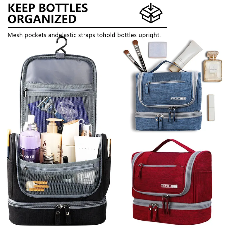 Hanging toiletry organizer custom wholesale