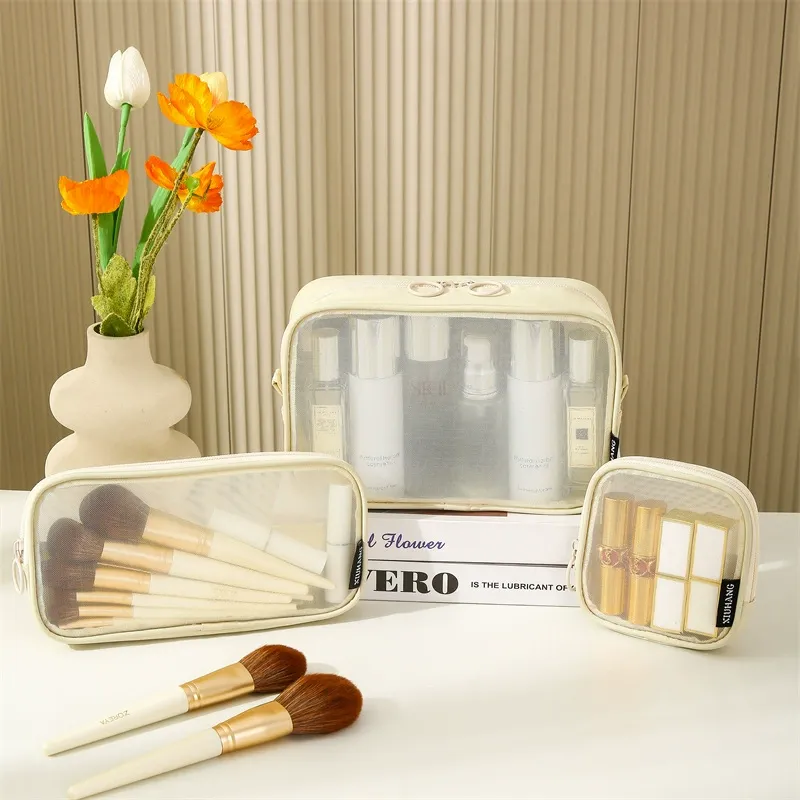 Custom Mesh Makeup Brush & Lipstick Organizer Set view 6