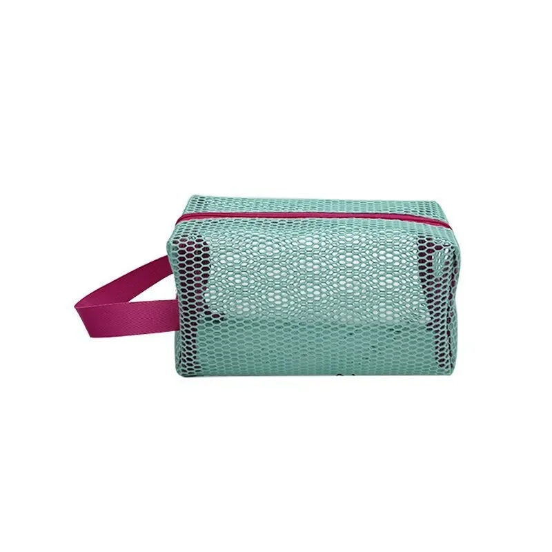 Custom Octagonal Mesh Travel Wash Bag view 3