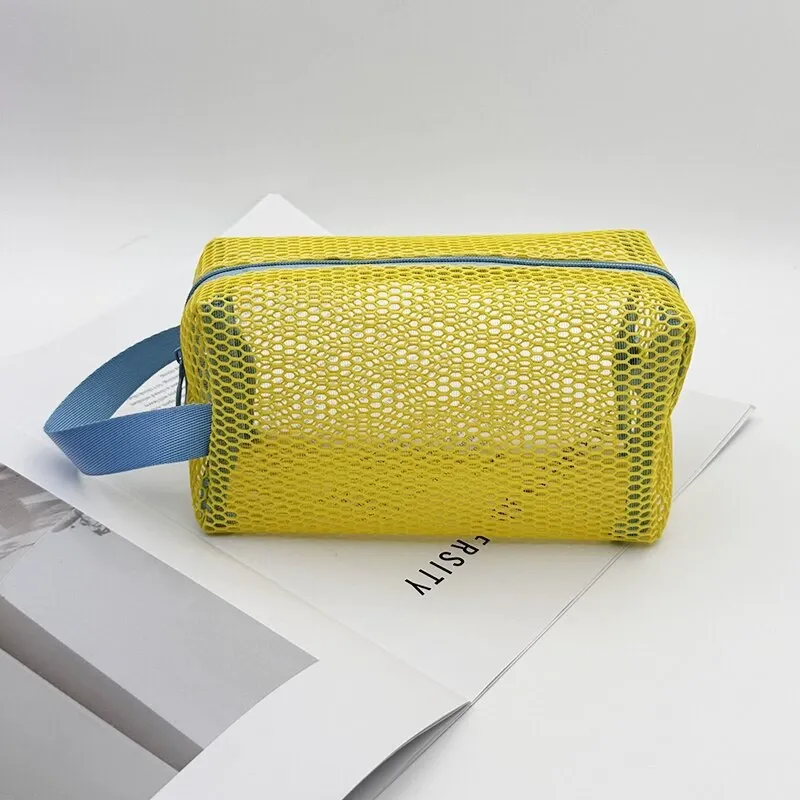 Custom Octagonal Mesh Travel Wash Bag view 6