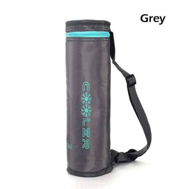 Waterproof Oxford cooler bag in grey.