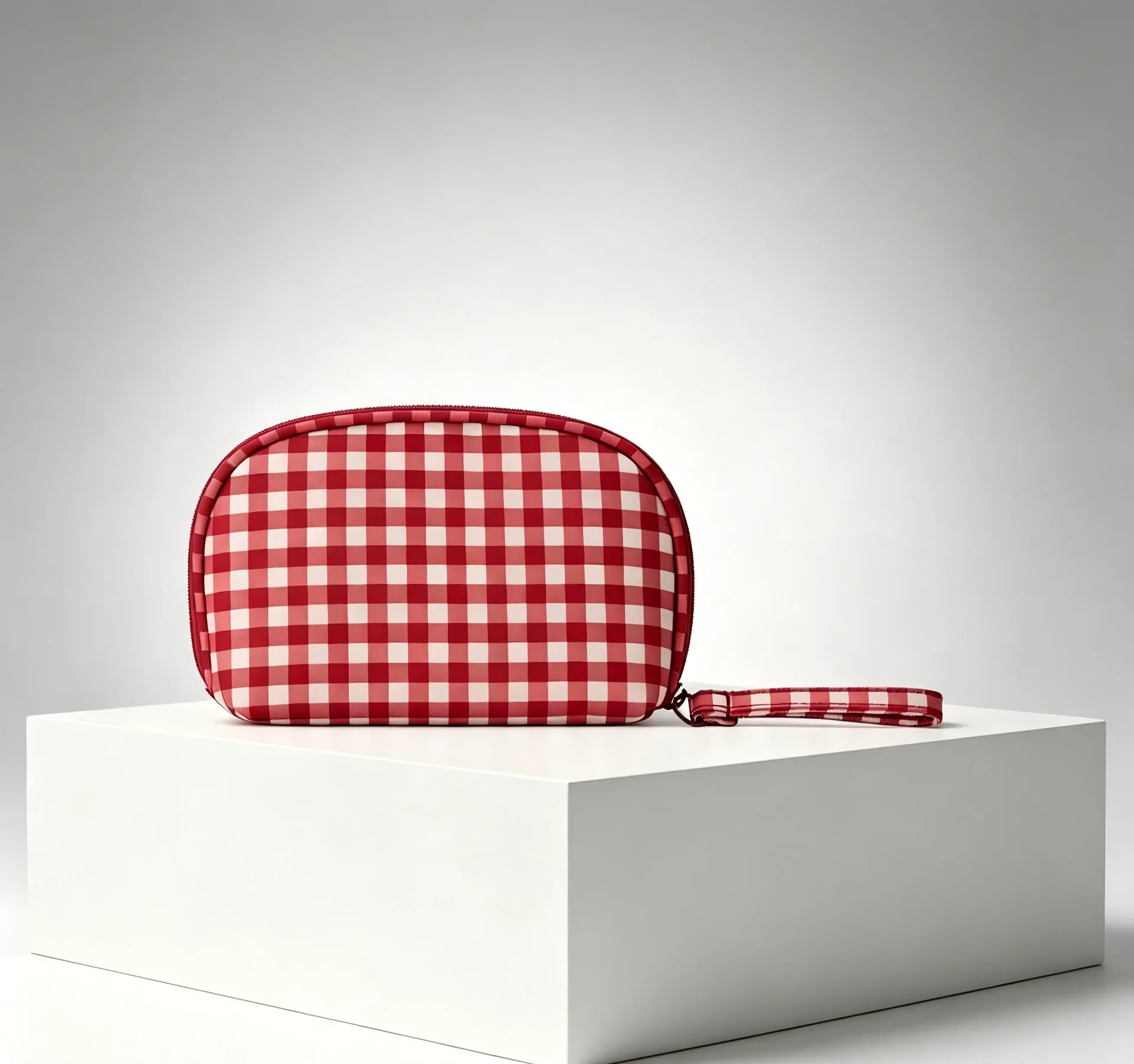 Custom Plaid Mini & Wide-Opening Makeup Pouches view 6