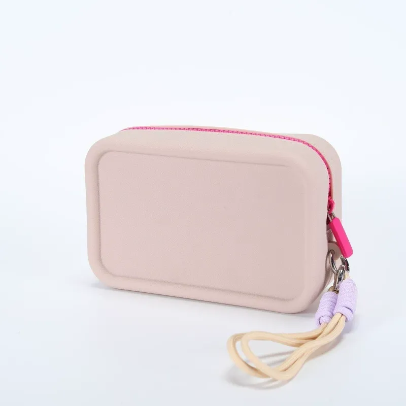 Custom Silicone Washable Travel Cosmetic Pouch view 6