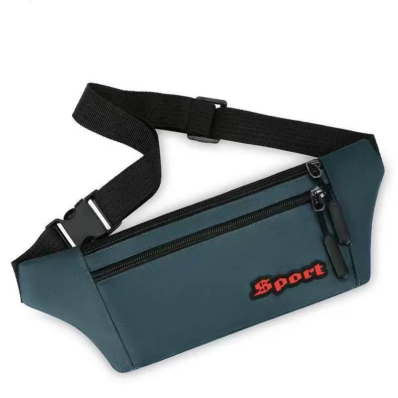Dark green slim sport waist bag color option