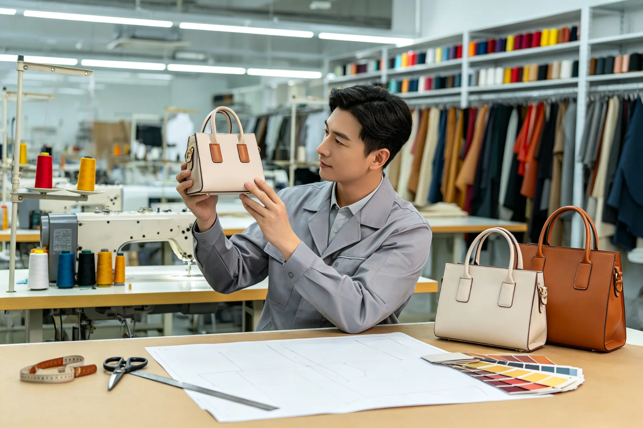 End-to-end OEM ODM bag prototyping and precision branding