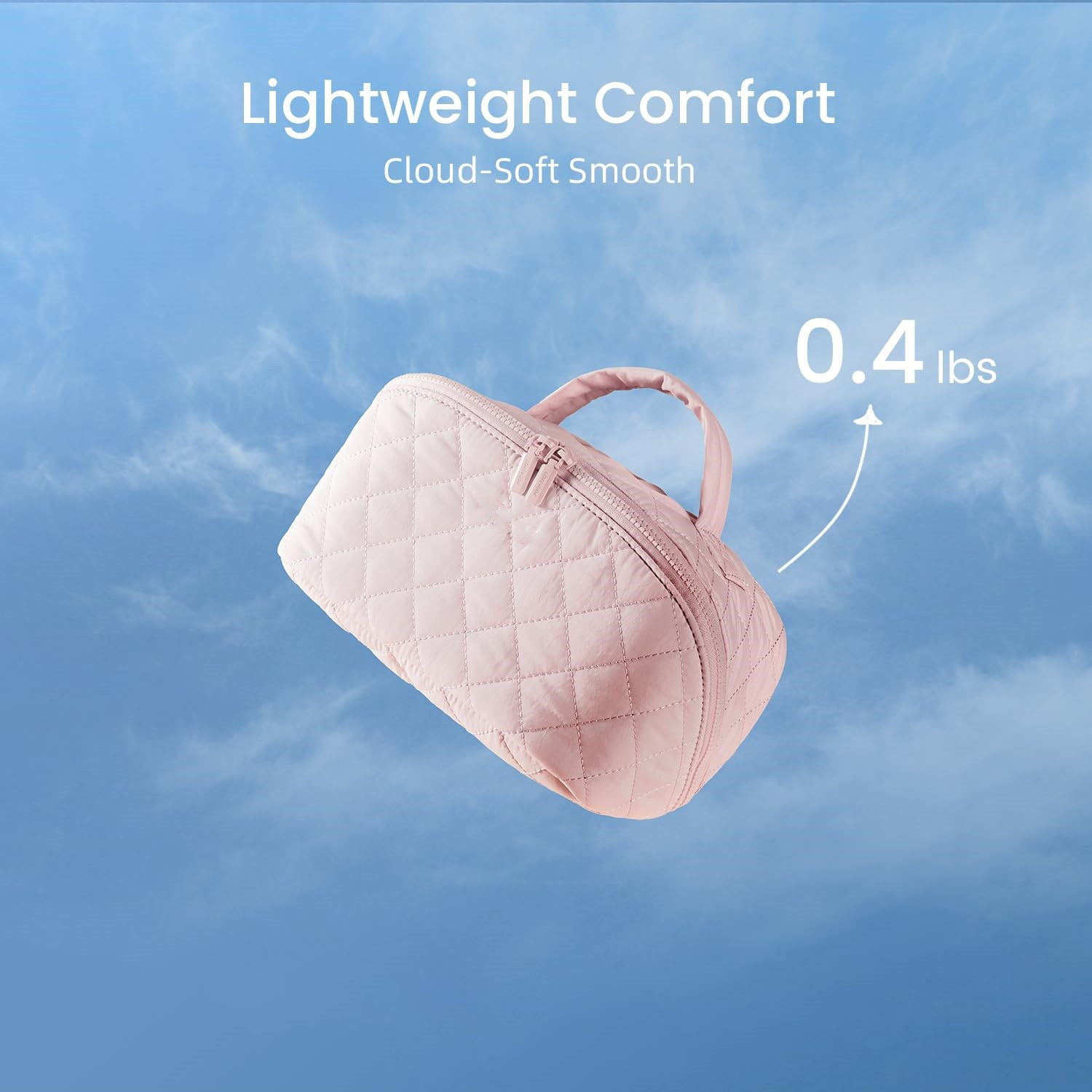 Compact PU leather travel case with embossed logo for subscription box programs