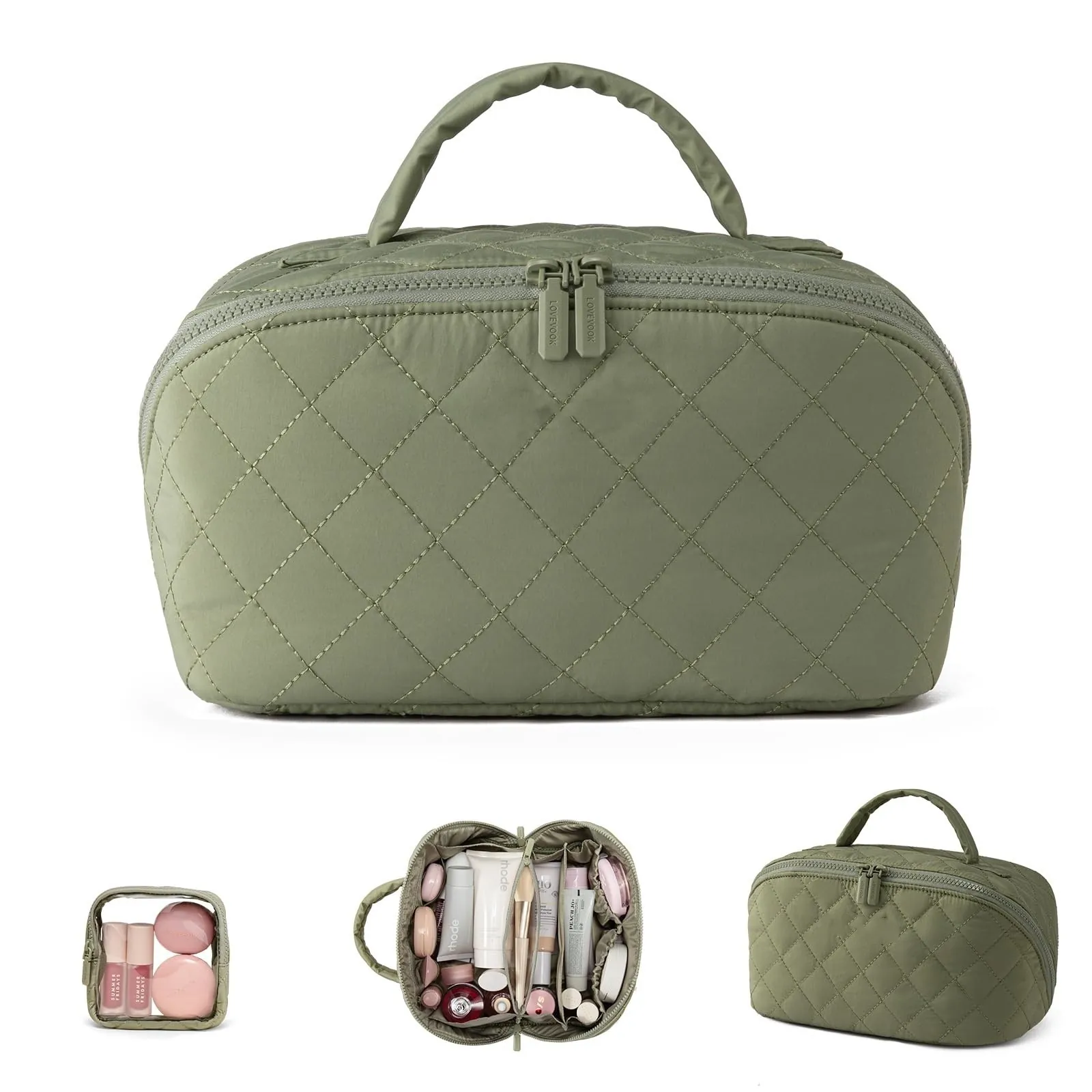 Luxury vegan leather vanity case OEM manufacturer