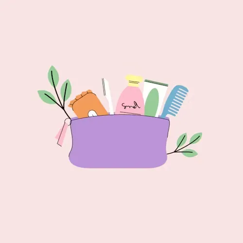 Private label cosmetic pouch bag factory small MOQ